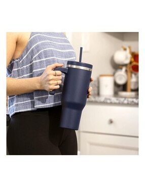 Termo Hydrapeak de acero inoxidable con tapa push pull 1.2 l