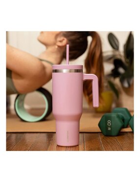 Termo Hydrapeak de acero inoxidable con tapa push pull 1.2 l
