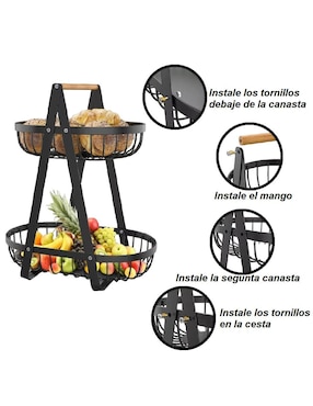 Frutero de madera