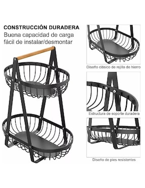 Frutero de madera