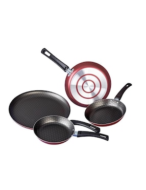 Batería de cocina Cinsa Equipa tu cocina de aluminio antiadherente thermocell 16 piezas