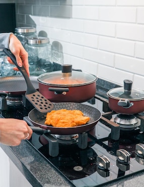 Batería de cocina Cinsa Equipa tu cocina de aluminio antiadherente thermocell 16 piezas