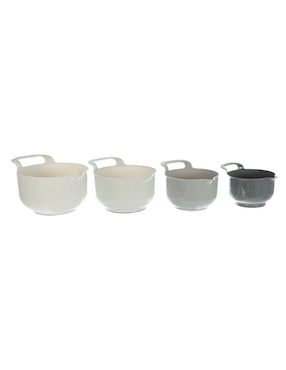 Set bowl L&C Home 4 piezas de plástico