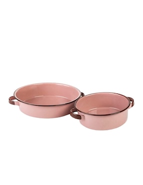 Batería de cocina Cinsa Rubi de acero vitrificado antiadherente convencional 11 piezas