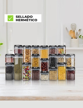 Frasco de almacenamiento Ag Box Herméticos Premium de plástico