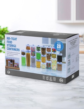Frasco de almacenamiento Ag Box Herméticos Premium de plástico