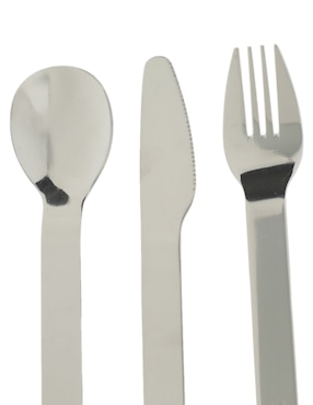 Set cubiertos Smash de acero inoxidable 3 piezas