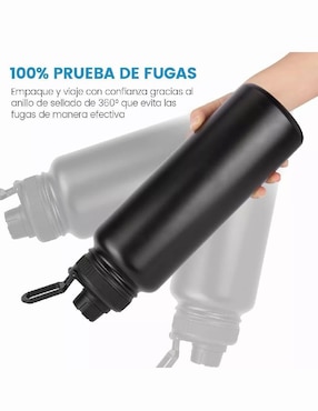 Termo Genérica de acero inoxidable con tapa rosca 1 L