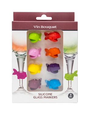 Set Identificador P/copa Vin Bouquet FIA 014 De Silicón