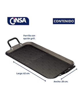 Comal Cinsa Magnifíca aluminio