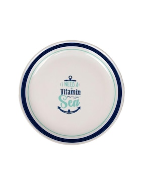 Vajilla cerrada Santa Anita vitamin sea de cerámica para 4 personas