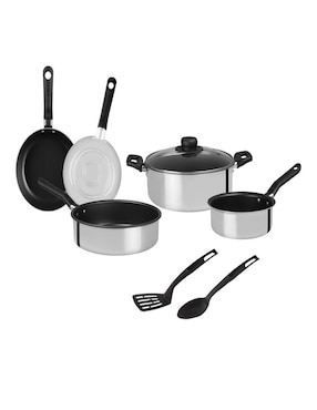 Batería de cocina Ekco de aluminio antiadherente sin PFOA 12 piezas