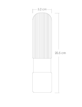 Molino para sal Kadabrah de acero inoxidable
