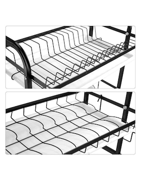 Escurridor de trastes Houzer de acero inoxidable