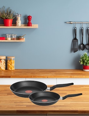 Set de sartenes T-Fal Elemental de aluminio 2 piezas