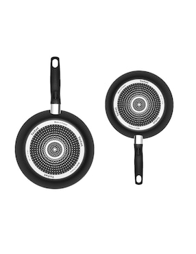 Set de sartenes T-Fal Elemental de aluminio 2 piezas