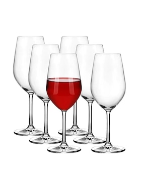 Set de copas para vino tinto Brang Bar de vidrio