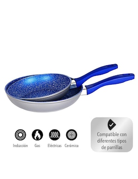 Set de sartenes Flavor Pan de hierro 2 piezas
