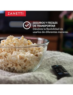 Set contenedores Zanetti de vidrio 4 piezas