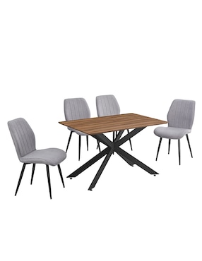 Antecomedor Nevada104 Crown Baccara para 4 personas