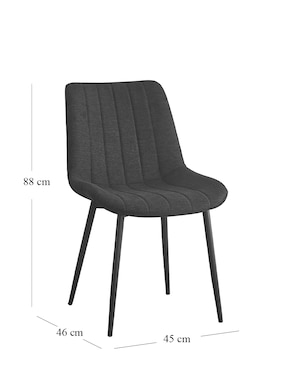 Antecomedor Georgia Crown Baccara para 4 personas