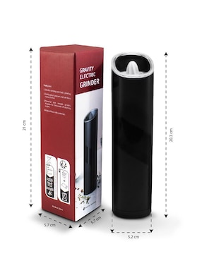 Molino para pimienta Idea Nuova de acero inoxidable