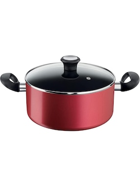 Batería de cocina T-Fal de aluminio antiadherente cerámica 12 piezas