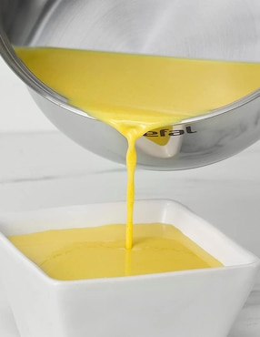 Batería de cocina T-Fal de acero inoxidable antiadherente titanio 6 piezas