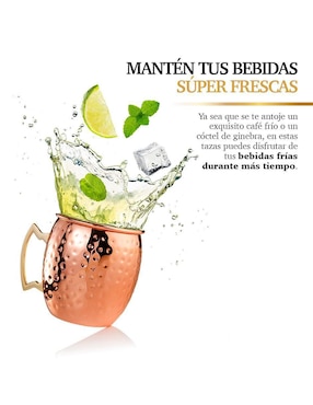 Coctelera Whiskey Town de acero inoxidable