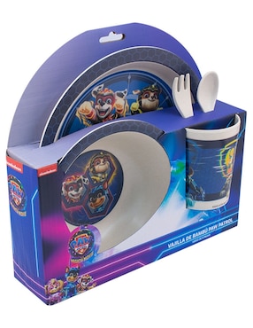 Vajilla Regalos Siglo Xxi paw patrol de bambú