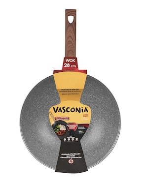 Sartén Wok Vasconia Prime de acero vitrificado