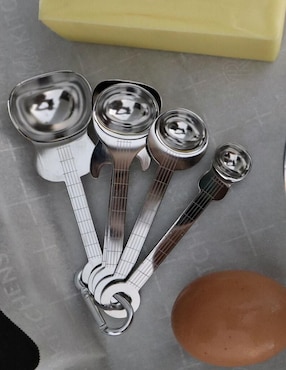 Set cucharas Kikkerland de acero inoxidable 5 piezas