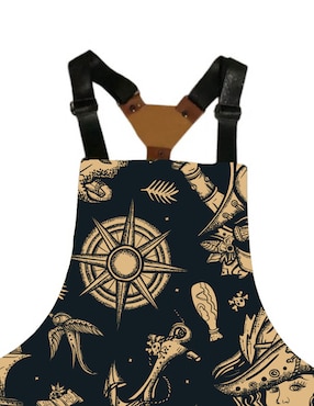 Delantal completo Pineapple Tools Loneta Print
