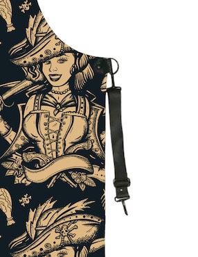 Delantal completo Pineapple Tools Loneta Print