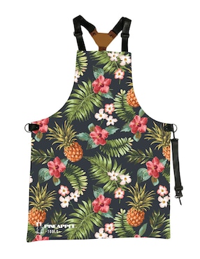 Delantal Completo Pineapple Tools Loneta Print