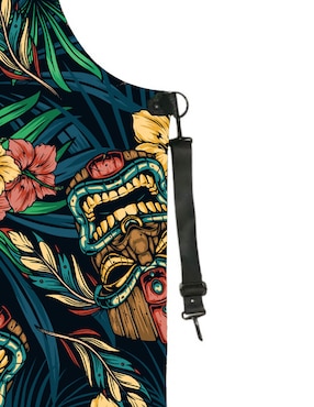 Delantal completo Pineapple Tools Loneta Print