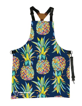 Delantal Completo Pineapple Tools Loneta Print