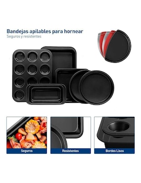 Charola multiusos Bluelander de acero