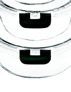 Set contenedores Brandtrendy de vidrio 12 piezas