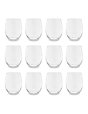 Set vaso Doble Pack Glassia Napa de cristal con 12 piezas