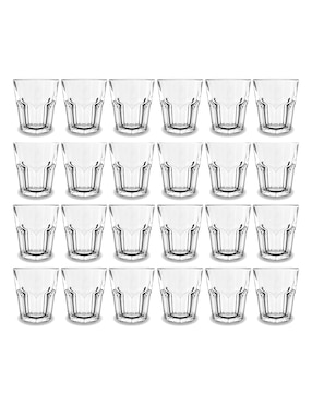Set vaso Doble Pack Glassia Napa de cristal con 24 piezas
