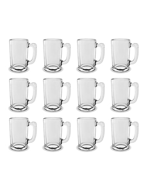 Set vaso Doble Pack Glassia de cristal con 12 piezas
