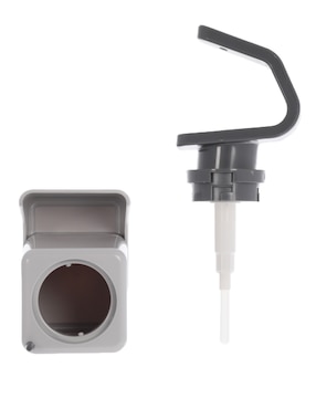 Dosificador jabón con portaesponjas Metaltex de plástico