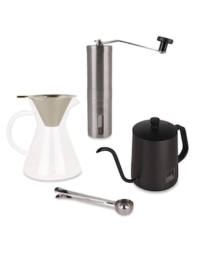Molino para café Casa Litus de acero inoxidable