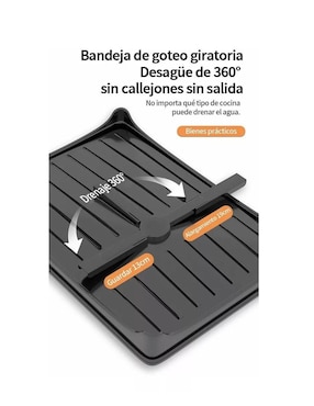 Escurridor de trastes de acero inoxidable