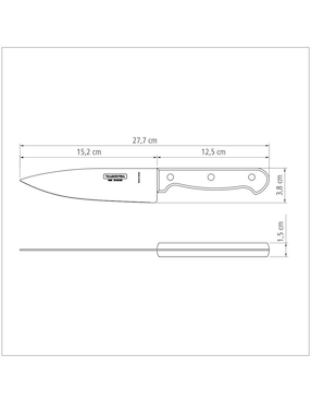 Cuchillo para chef Tramontina polywood