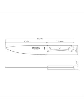 Cuchillo para chef Tramontina polywood