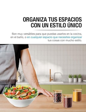 Frasco de almacenamiento Casa Litus de vidrio
