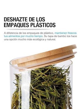 Frasco de almacenamiento Casa Litus de vidrio
