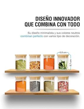 Frasco de almacenamiento Casa Litus de vidrio